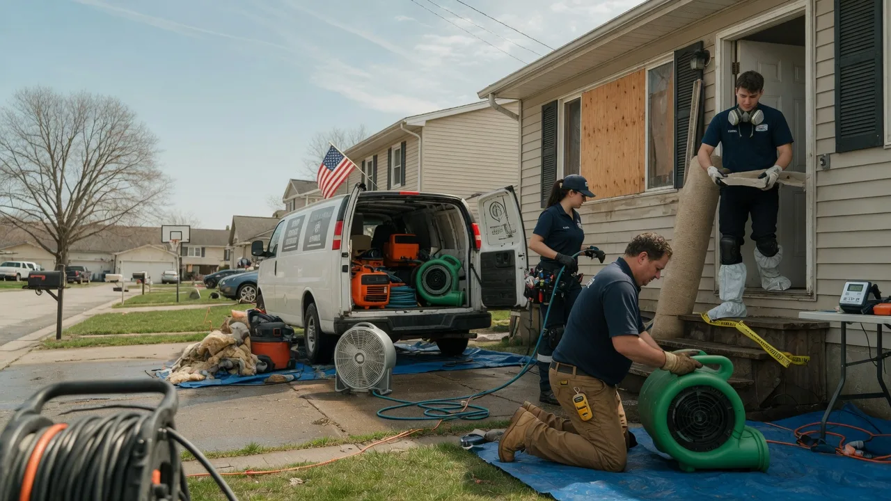 Water Damage Restoration in Vincennes, IN near me
